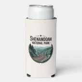 Shenandoah National Park Skyline Drive View Design Selters Dosenkühler (Seltzer Vorderseite)