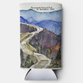 Shenandoah National Park Skyline fahren Wasserfarb Selters Dosenkühler (Vorderseite)