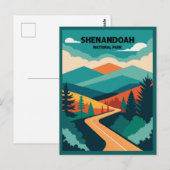 Shenandoah National Park Skyline-Laufwerk Postkarte (Vorne/Hinten)