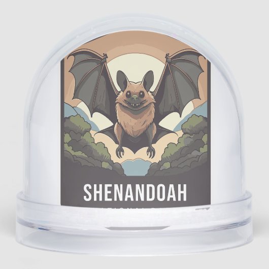 Shenandoah National park Snow Globe Schneekugeln (Vorderseite)