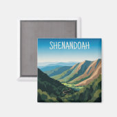 Shenandoah National Park Travel Magnet (Vorderseite/Rückseite)