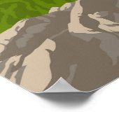 Shenandoah National Park Travel Poster (Ecke)