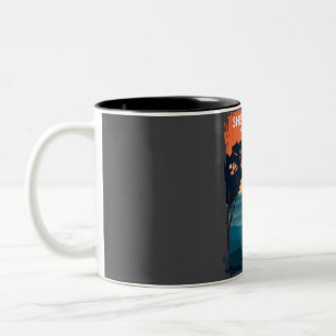 Shenandoah National Park Travel Poster Zweifarbige Tasse