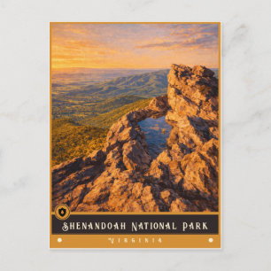Shenandoah National Park   Vintage-Postkarte Postkarte
