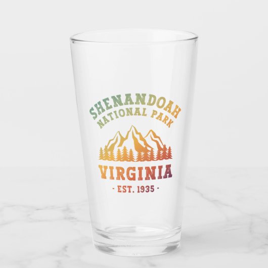 Shenandoah National Park Virginia USA Glas (Vorderseite)