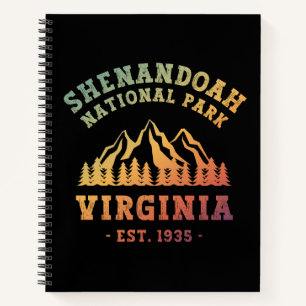 Shenandoah National Park Virginia USA Notizblock