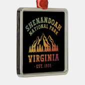 Shenandoah National Park Virginia USA Ornament Aus Metall (Rechts)