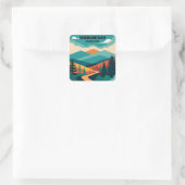 Shenandoah National Park Virginia USA Quadratischer Aufkleber (Tasche)