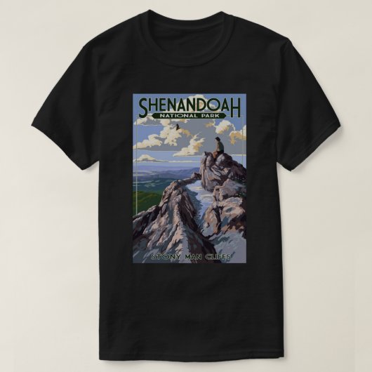 Shenandoah National Park Virginia USA - Stony Man T-Shirt (Design vorne)