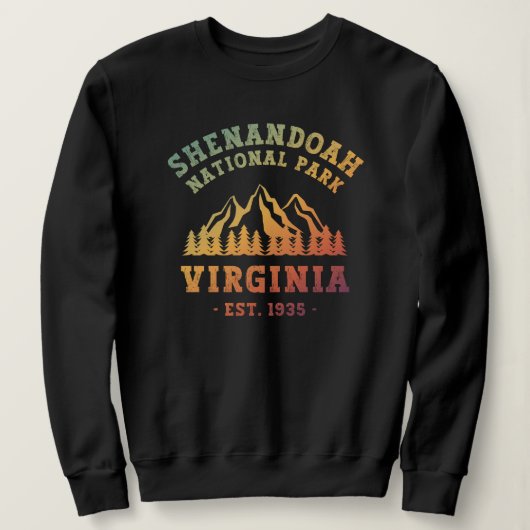 Shenandoah National Park Virginia USA Sweatshirt (Design vorne)