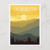 Shenandoah National Park Virginia USA Travel Postkarte (Vorderseite)