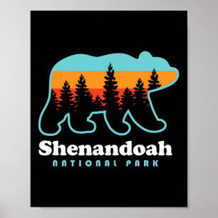 Shenandoah-Nationalpark Bär Shenandoah Valley Poster