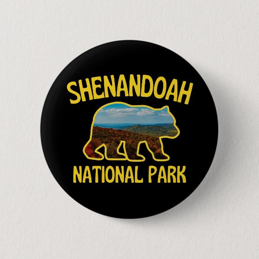 Shenandoah-Nationalpark Button (Vorderseite)