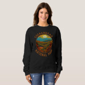Shenandoah Nationalpark Distressed Circle Sweatshirt (Vorne ganz)