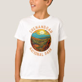 Shenandoah Nationalpark Distressed Circle T-Shirt (Vorderseite)
