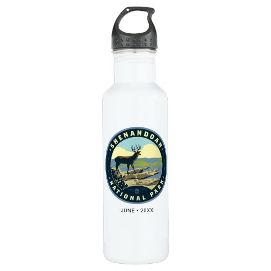 Shenandoah-Nationalpark Edelstahlflasche (Vorderseite)