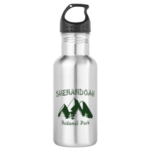 Shenandoah-Nationalpark Edelstahlflasche (Vorderseite)
