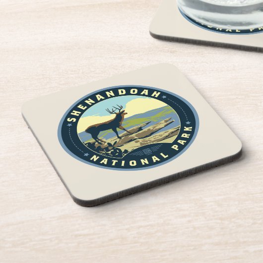 Shenandoah-Nationalpark Getränkeuntersetzer (Linke Seite)