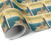 Shenandoah-Nationalpark | Hirsch Geschenkpapier (Rolleneckpunkt)