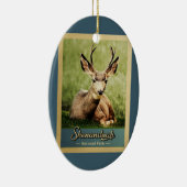 Shenandoah Nationalpark Hirsch Vintag Keramik Ornament (Rechts)