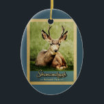 Shenandoah Nationalpark Hirsch Vintag Keramik Ornament<br><div class="desc">Das Shenandoah Nationalpark im Vintage-Stil besticht durch ein schönes Hirsche mit vollen Geweihten,  die auf dem grünen Gras sitzen.</div>