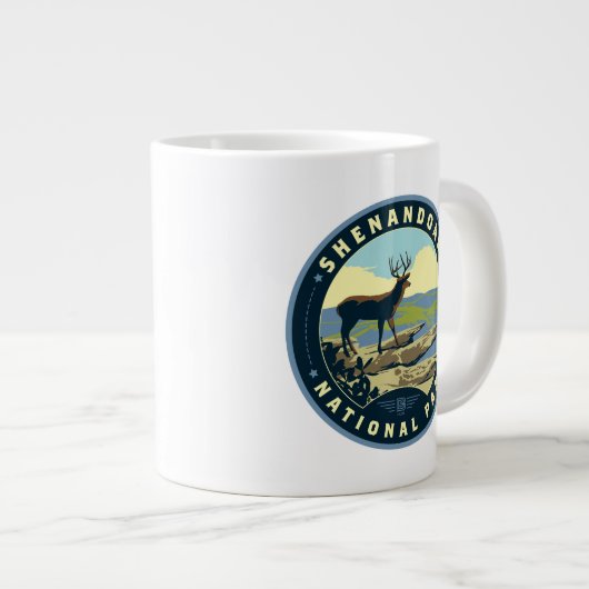 Shenandoah-Nationalpark Jumbo-Tasse (Vorderseite Rechts)