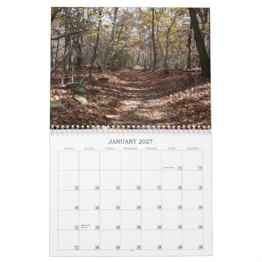 Shenandoah Nationalpark Kalender (Jan 2027)