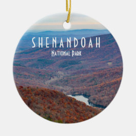 Shenandoah-Nationalpark Keramik Ornament