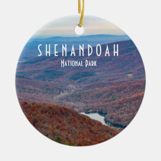Shenandoah-Nationalpark Keramik Ornament (Vorne)