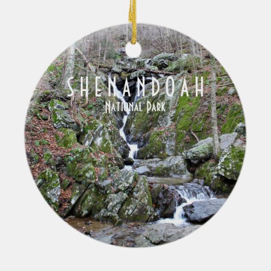 Shenandoah Nationalpark Keramik Ornament (Hinten)