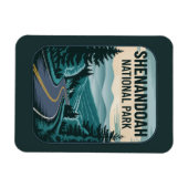 Shenandoah Nationalpark Landschaft Magnet (Horizontal)