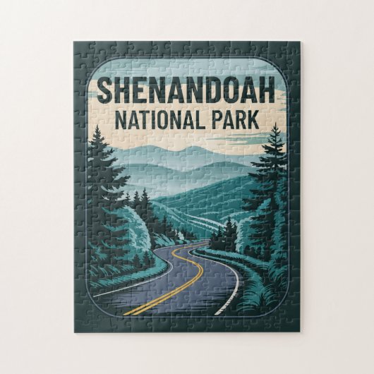 Shenandoah Nationalpark Landschaft Puzzle (Vertikal)
