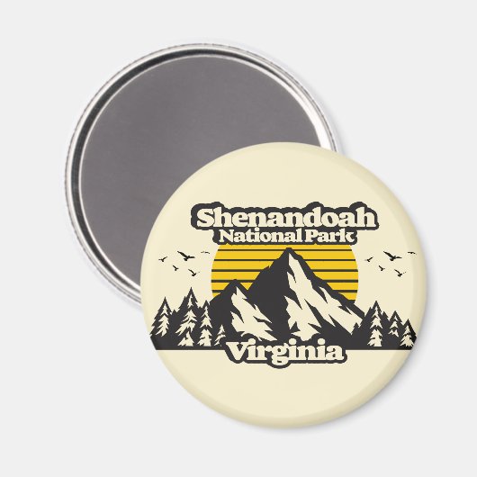 Shenandoah-Nationalpark Magnet (Vorderseite/Rückseite)