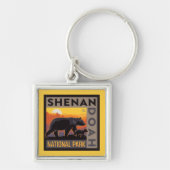 Shenandoah-Nationalpark | Mama Bear & Cubs Schlüsselanhänger (Vorne)