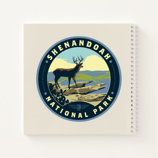 Shenandoah-Nationalpark Notizblock (Rückseite)