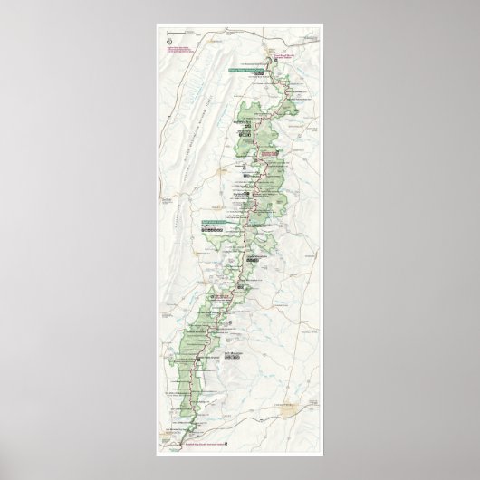 Shenandoah-Nationalpark Poster (Vorne)