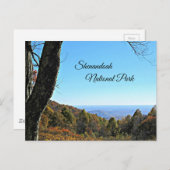 Shenandoah-Nationalpark Postkarte (Vorne/Hinten)