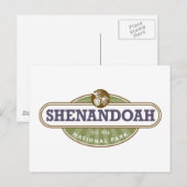 Shenandoah-Nationalpark Postkarte (Vorne/Hinten)