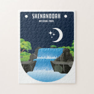 Shenandoah Nationalpark Quiet Night Virginia Puzzle