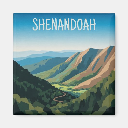 Shenandoah Nationalpark Reise Magnet (Vorne)