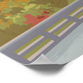 Shenandoah Nationalpark-Reiseposter Poster (Ecke)