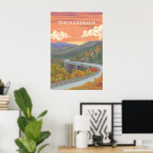 Shenandoah Nationalpark-Reiseposter Poster (Heimbüro)