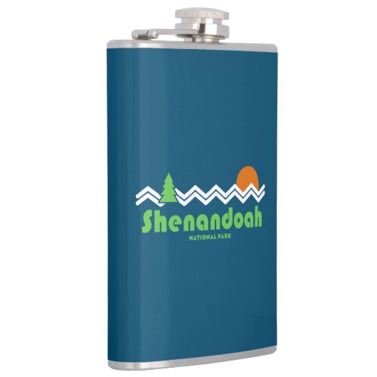 Shenandoah Nationalpark Retro Flachmann (Rechts)