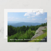 Shenandoah Nationalpark Skyline Drive Landschaftli Postkarte (Vorne/Hinten)