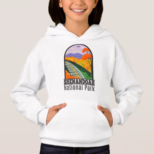 Shenandoah Nationalpark Skyline Drive Virginia Hoodie (Vorderseite)