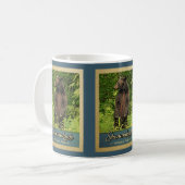 Shenandoah Nationalpark Vintager Bär Kaffeetasse (Vorderseite Links)