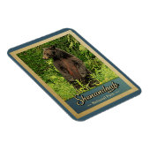 Shenandoah Nationalpark Vintager Bär Magnet (Rechte Seite)