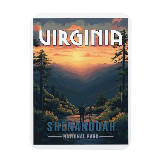 Shenandoah-Nationalpark, Virginia Magnet (Vertikal)