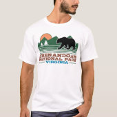 Shenandoah-Nationalpark Virginia T-Shirt (Vorderseite)