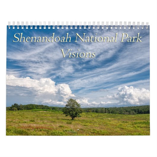 Shenandoah Nationalpark Visionen Kalender (Titelbild)